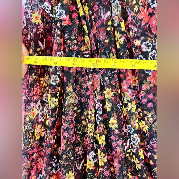 Free People Twyla Mesh Smocked Floral Crop Top - Picture 9 of 9